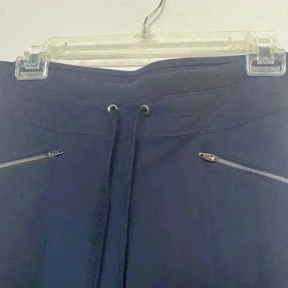 Athleta navy flared leggings yoga pants small - Picture 3 of 5